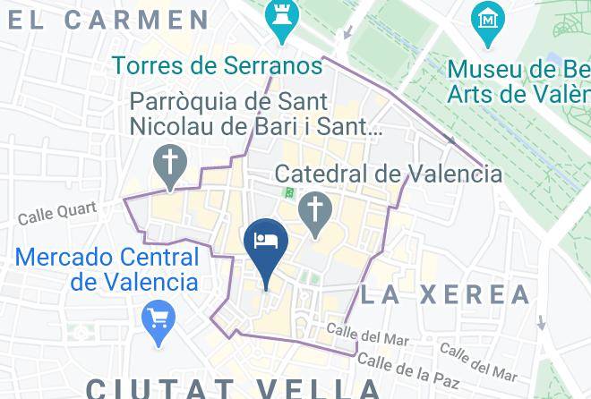 Valencia - Tapineria Restaurante Maps