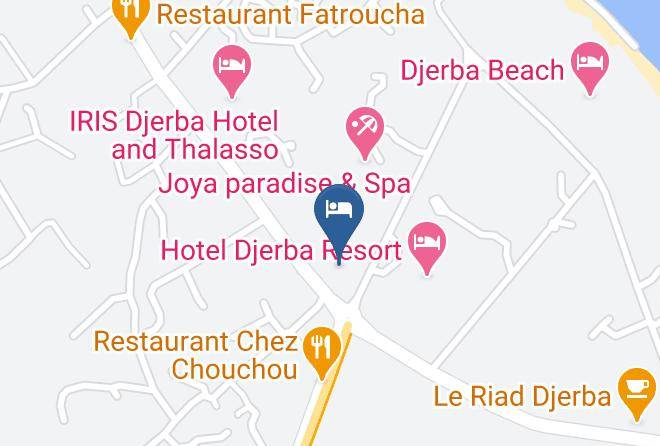 Djerba - Tapis Volant L'agora Hotel & Spa Djerba Maps