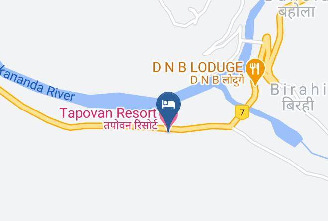 Chamoli - Tapovan Resort Maps