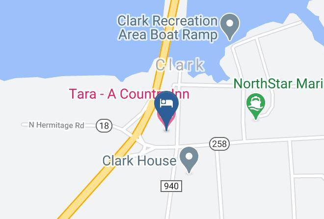 Tara A Country Inn Map