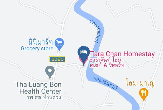 Amphoe Makham - Tara Chan Homestay Maps