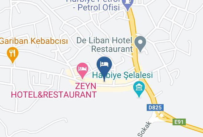 Harbiye - Tarbus Otel & Restaurant Maps