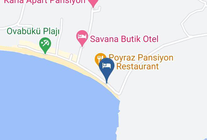 Mugla - Tardus Bungalov Maps