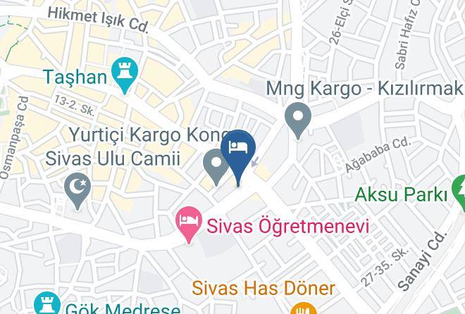 Sivas Pasabey - Tarihi Behrampasa Oteli Maps