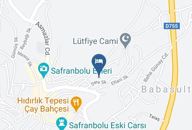 Safranbolu - Tarihi Mehmet Emin Efendi Konagi Maps
