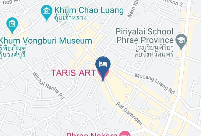 Amphoe Mueang Phrae - Taris Art Hotel Maps