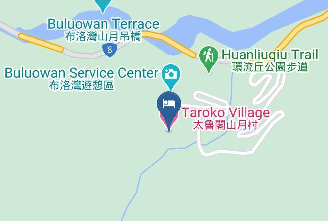 Taroko Village Hotel Mapa - Taiwan - Hualiennty