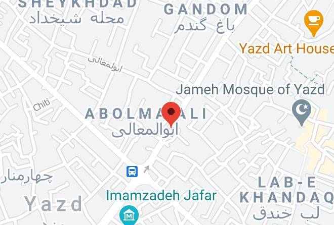 Yazd - Tarooneh Traditional Accommodation Maps