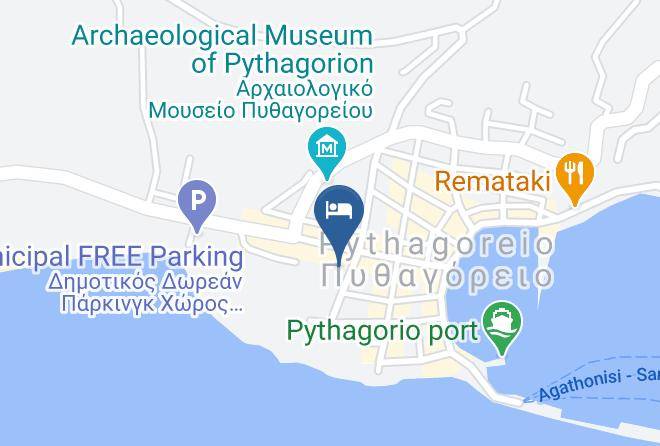 Samos - Hotel Mariona Maps