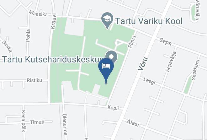 Tartu - Tartu Kutsehariduskeskuse Hotell Maps