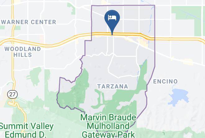 Los Angeles - Tarzana Inn Maps