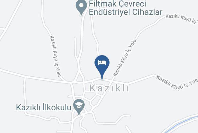 Kazikli - Tas Ev Bungalow Otel Maps