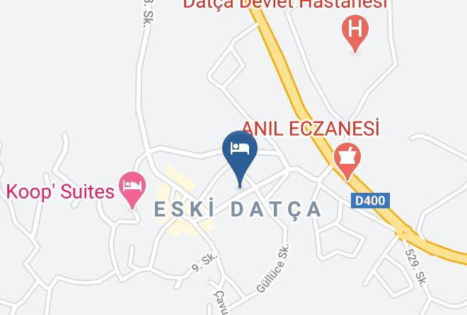 Datca - Tas Konak Eski Datca Maps