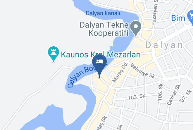 Ortaca - Tas Konak Hotel Maps