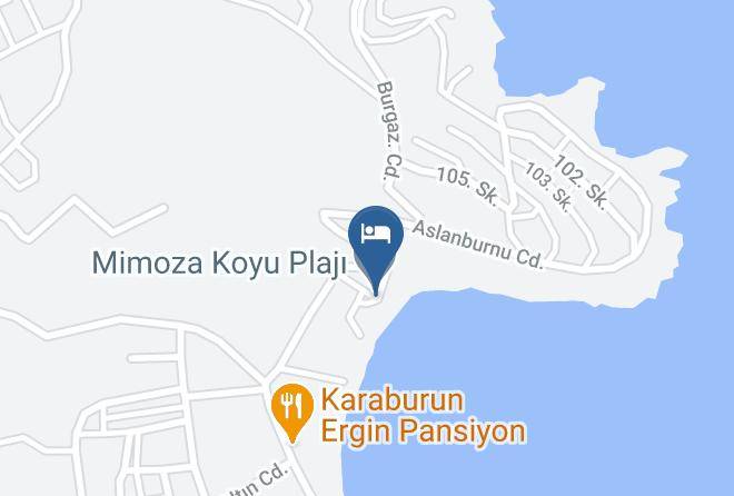 Karaburun - Tasada Otel Restaurant Maps