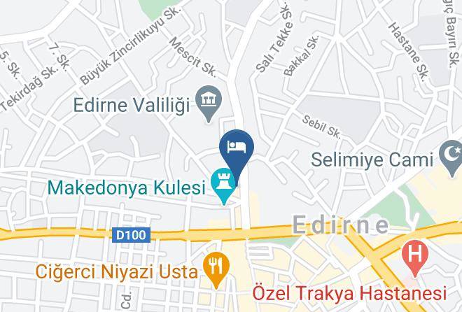 Edirne Cavus Bey - Tashan Hotel Maps