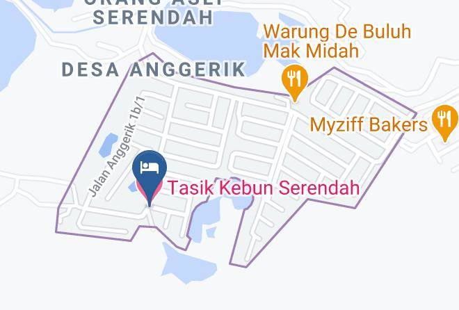Hulu Selangor - Tasik Kebun Serendah Maps