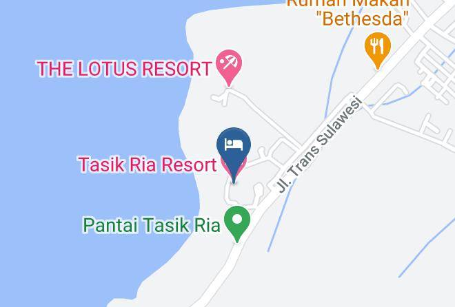 Minahasa Regency - Tasik Ria Resort Maps