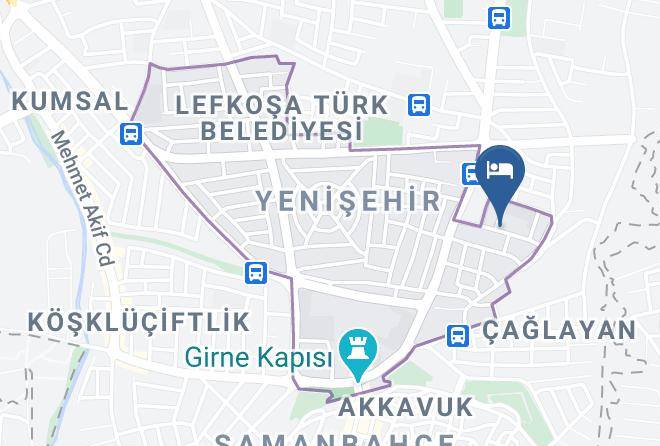 Lefkosa - Taskonak Hotel & Restaurant Nicosia Maps