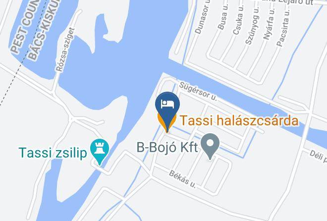 Tassi Halaszcsarda Map