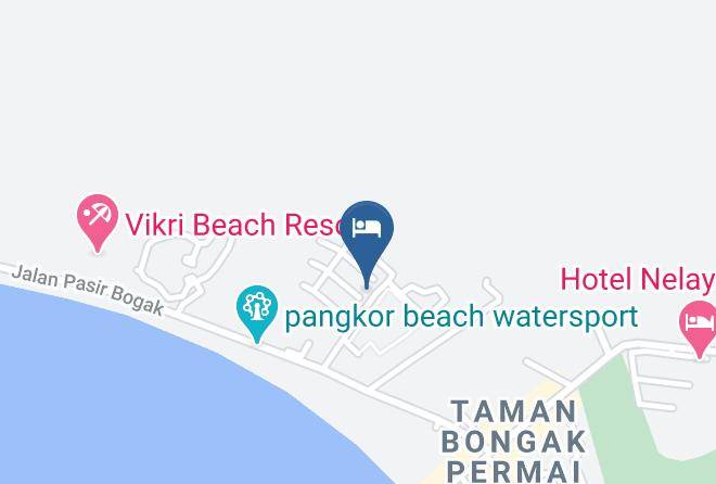 Dinding - Tatami D'tepi Laut Pangkor Island Maps