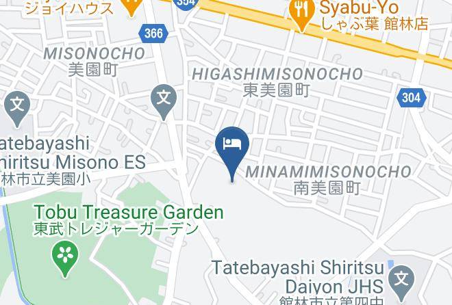 Tatebayashi City - Tatebayashi Plaza Hotel Maps
