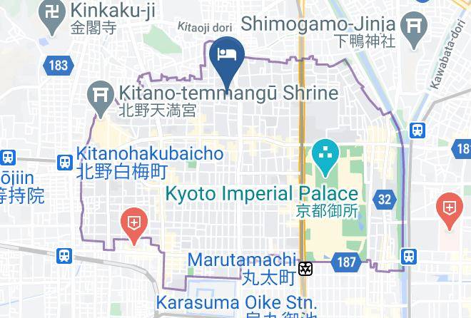 Kyoto City Kamigyo Ward - Tateitoan Maps