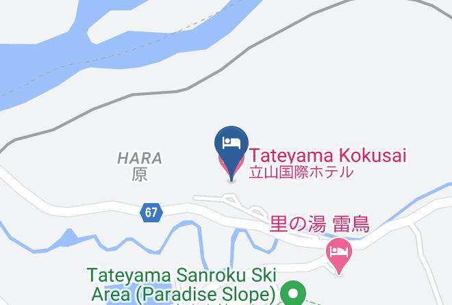 Toyama City - Tateyama Kokusai Hotel Maps