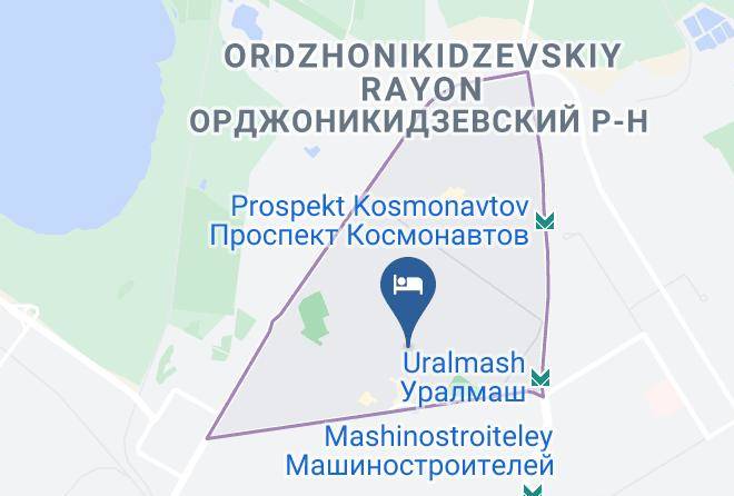 Yekaterinburg - Tatiana Hotel Maps