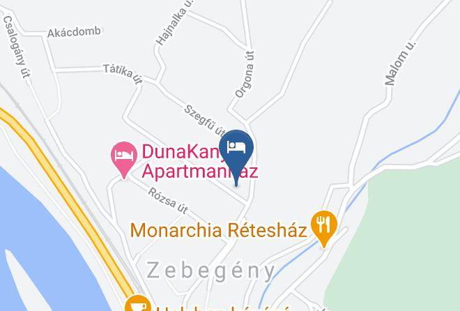 Zebegeny - Tatika Vendeghaz Maps