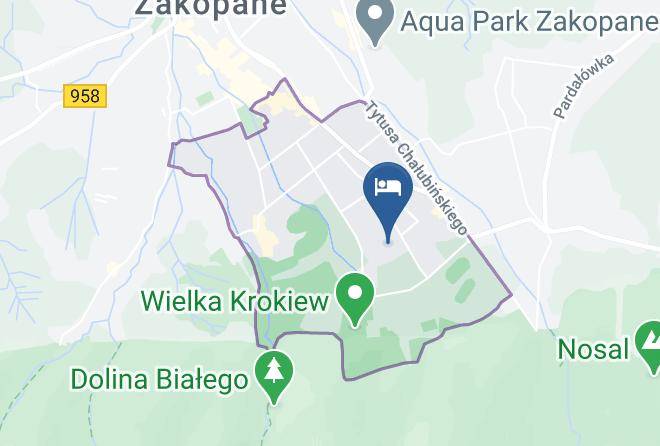 Tatra Inn Zakopane Map