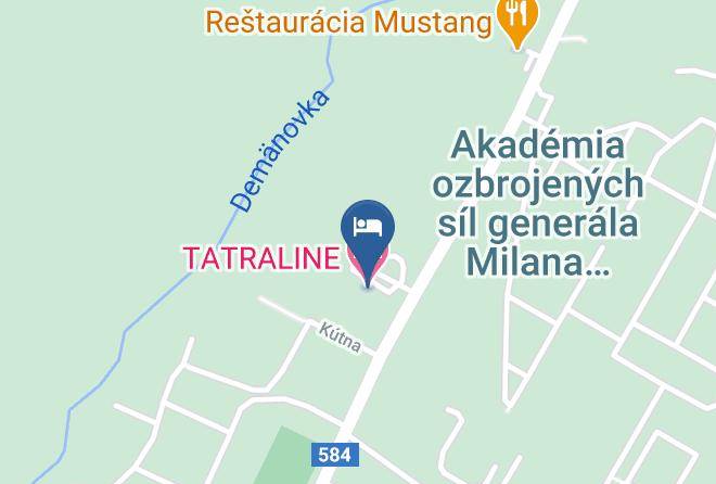 Liptovsky Mikulas - Tatraline Motel Maps
