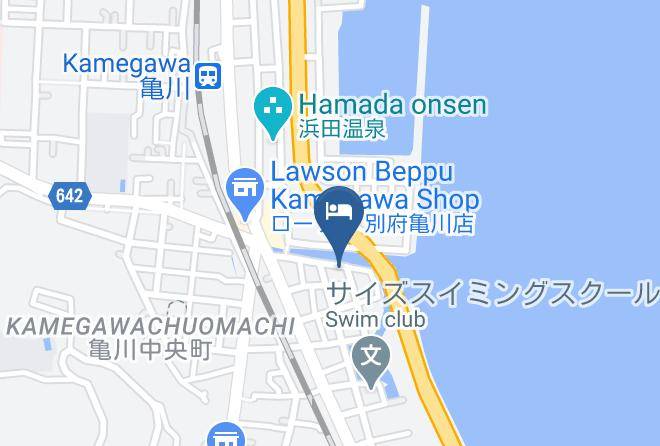 Beppu City - Beppu Kameya Maps