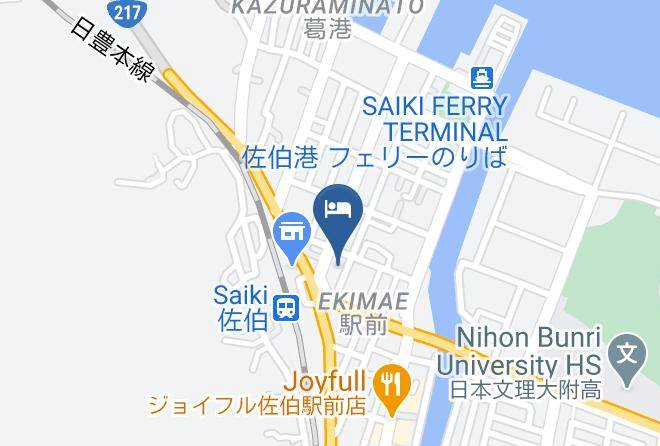 Saiki City - Tatsumiya Ryokan Maps