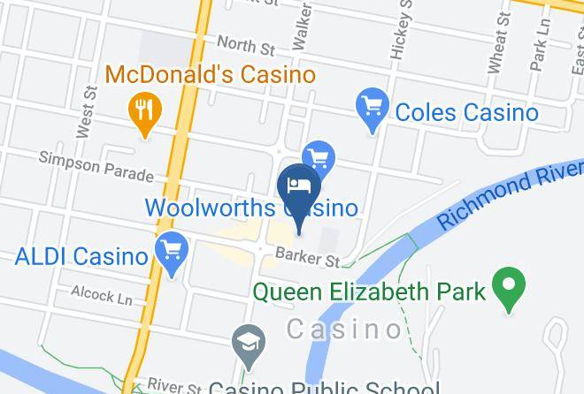 Richmond Valley - Tattersalls Hotel Casino Maps