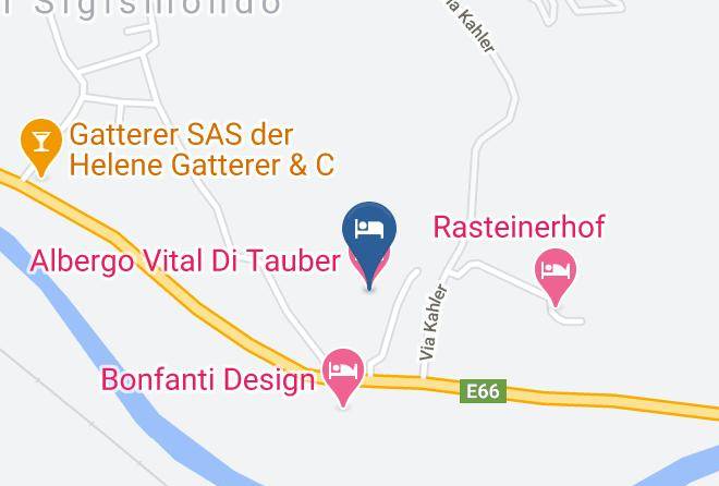 Bolzano - Albergo Vital Di Tauber Sas Maps