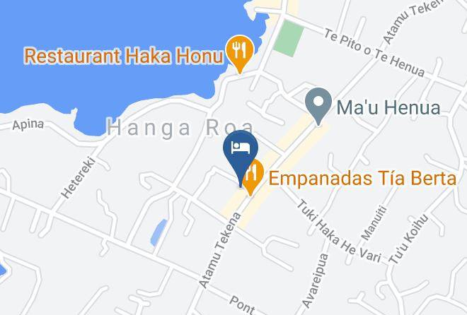 Easter Island - Tauraa Hotel Maps