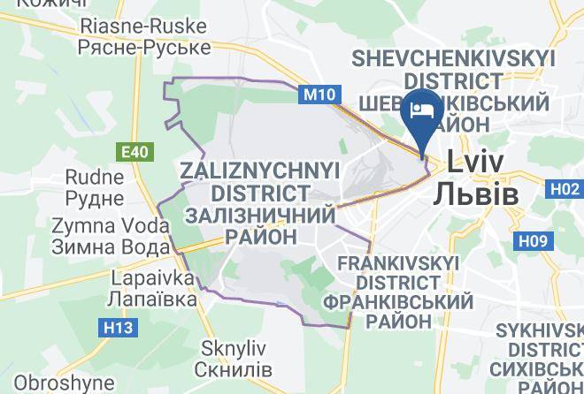Lviv - Taurus City Hotel Maps