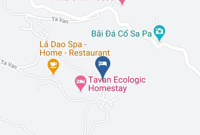 Sa Pa District - Tavan Homestay Chopai Maps