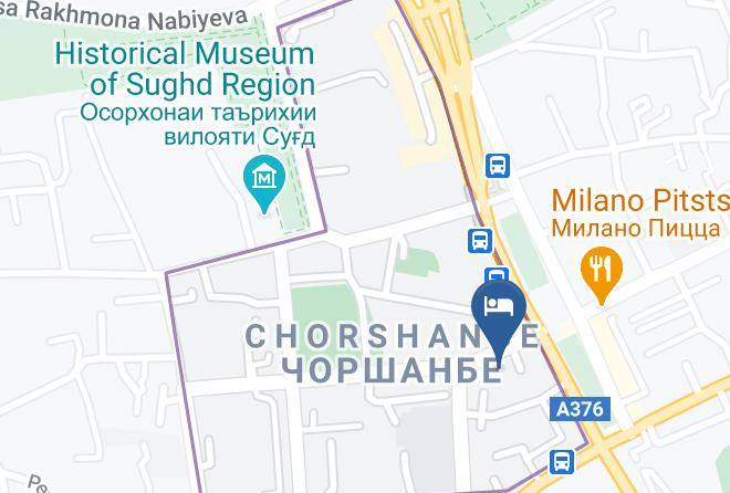 Khujand - Tavhid Hotel Maps