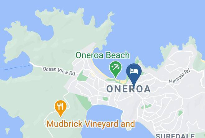 Waiheke Island - Punga Lodge Maps