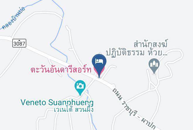 Amphoe Suan Phueng - Tawan Anda Resort Maps