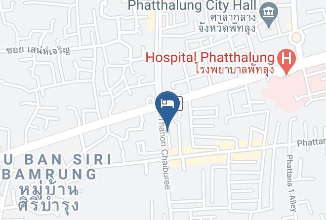 Amphoe Mueang Phatthalung - Tawan Dao Hotel Maps