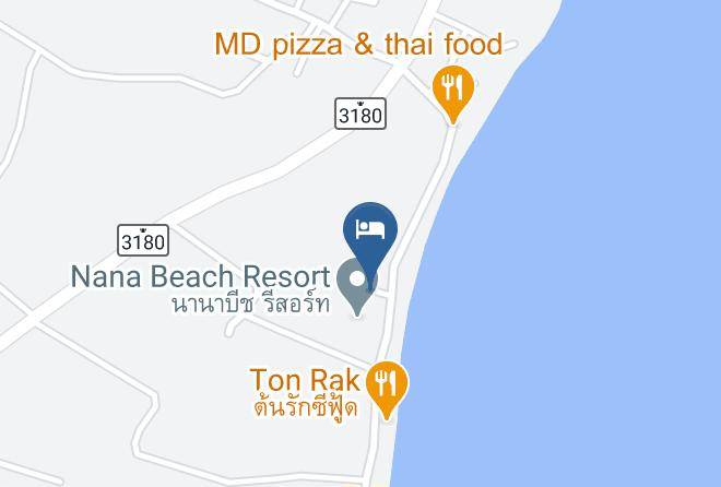Tawan Resort Map - Chumphon - Amphoe Pathio