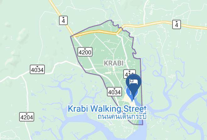 Mueang Krabi District - Tawan Warn Hotel Maps