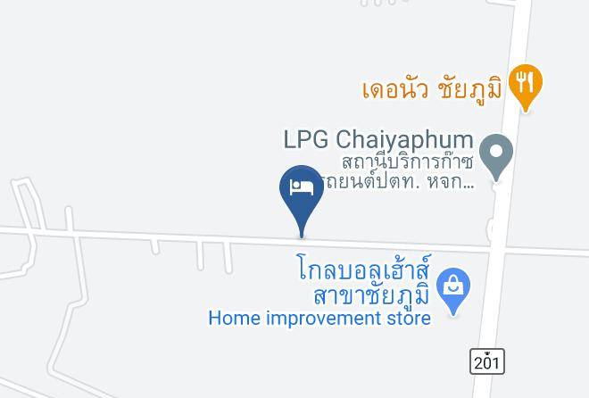 Amphoe Mueang Chaiyaphum - Taweesup Resort Maps
