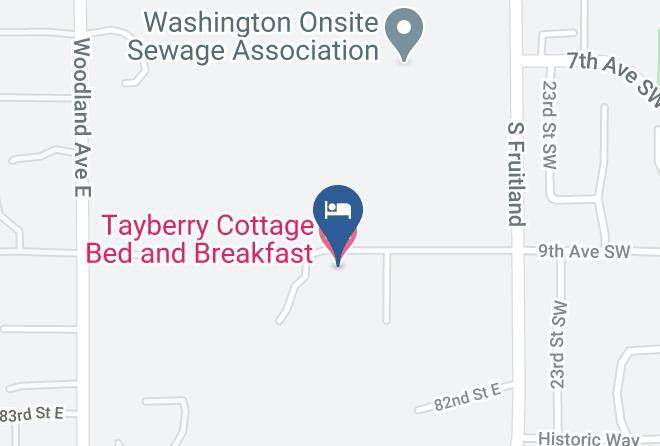 Tayberry Cottage Bed And Breakfast Harita - Washington - Pierce