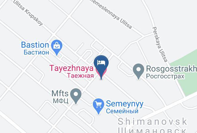 Shimanovsk - Tayezhnaya Maps