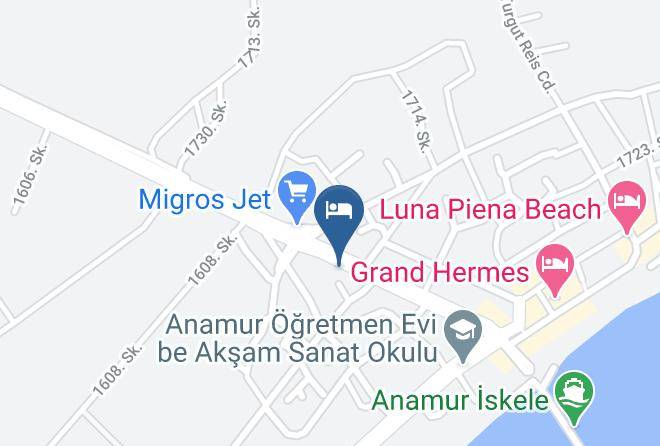 Anamur - Hotel Tayfun Maps