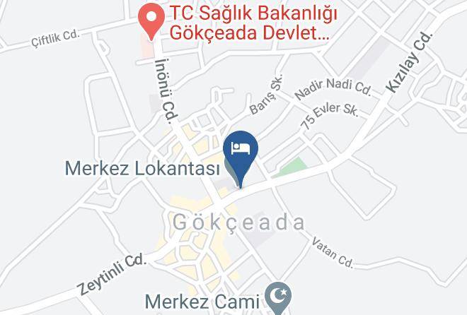 Gokceada - Taylan Otel Maps